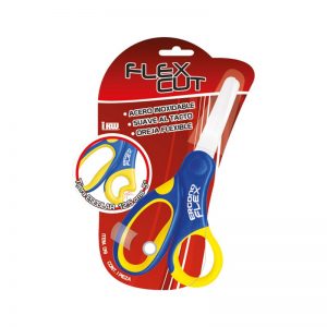 Tijera Metálica Escolar 5" Punta Roma Oreja Flexible